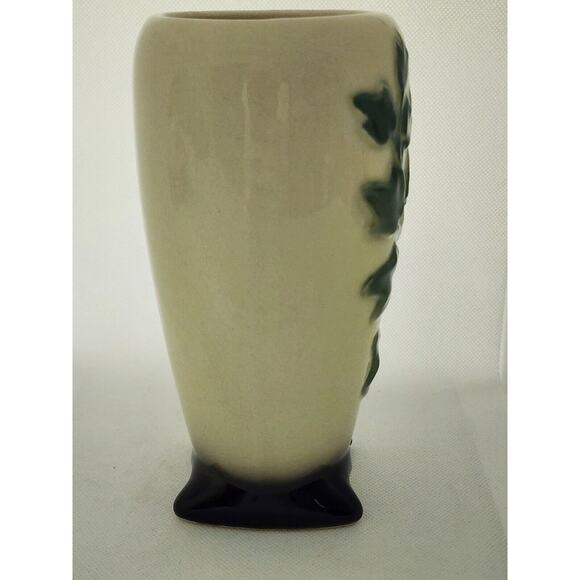 VASE-ROYAL COPLEY-Green Ivy Footed Bottom 7.25" High-Mid Century Modern - Picture 3 of 10